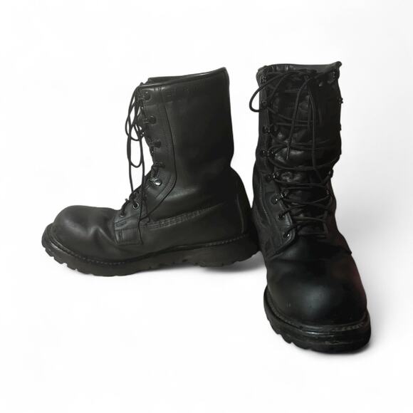 Rocky Combat Mens Sz 10 R Black Insulated Military Boots RB/01-01 US Vibram Sole - Picture 3 of 7